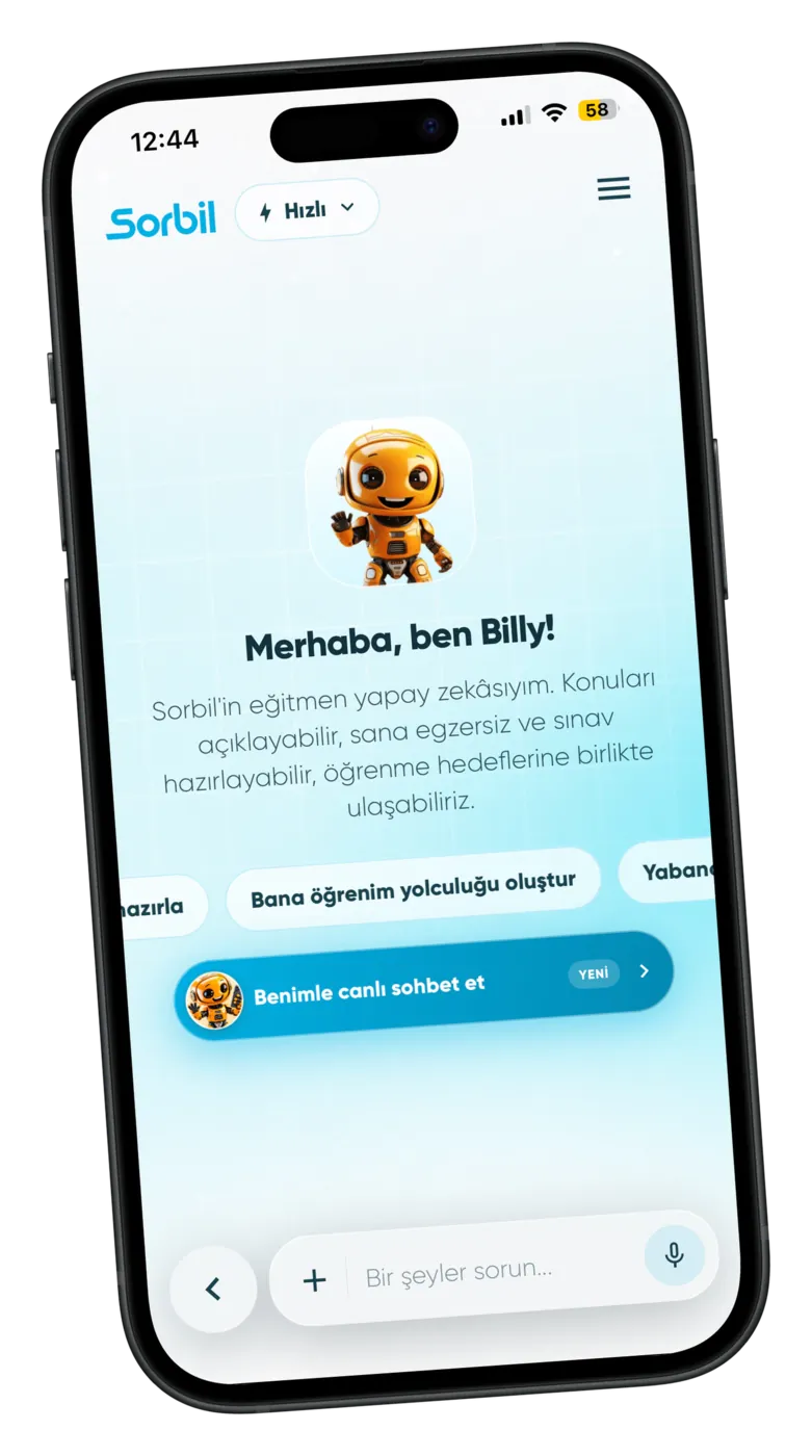 Sorbil uygulamasının iPhone görünümü
